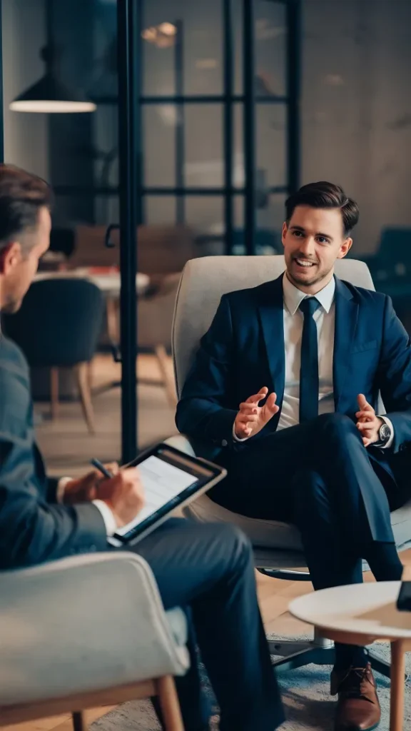 Person having a video consultation with a dental expert